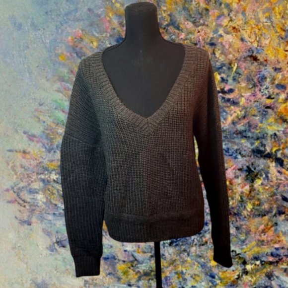 LOVE PINK FORENZA CHUNKY KNIT V-NECK SWEATER Victoria's Secret No Tags or Labels - Picture 3 of 6